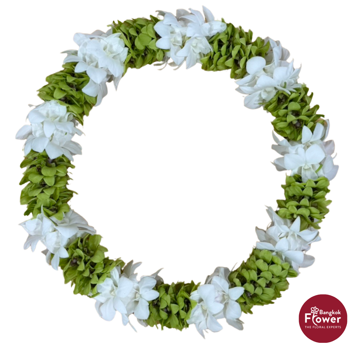 Lei Double BJ + White