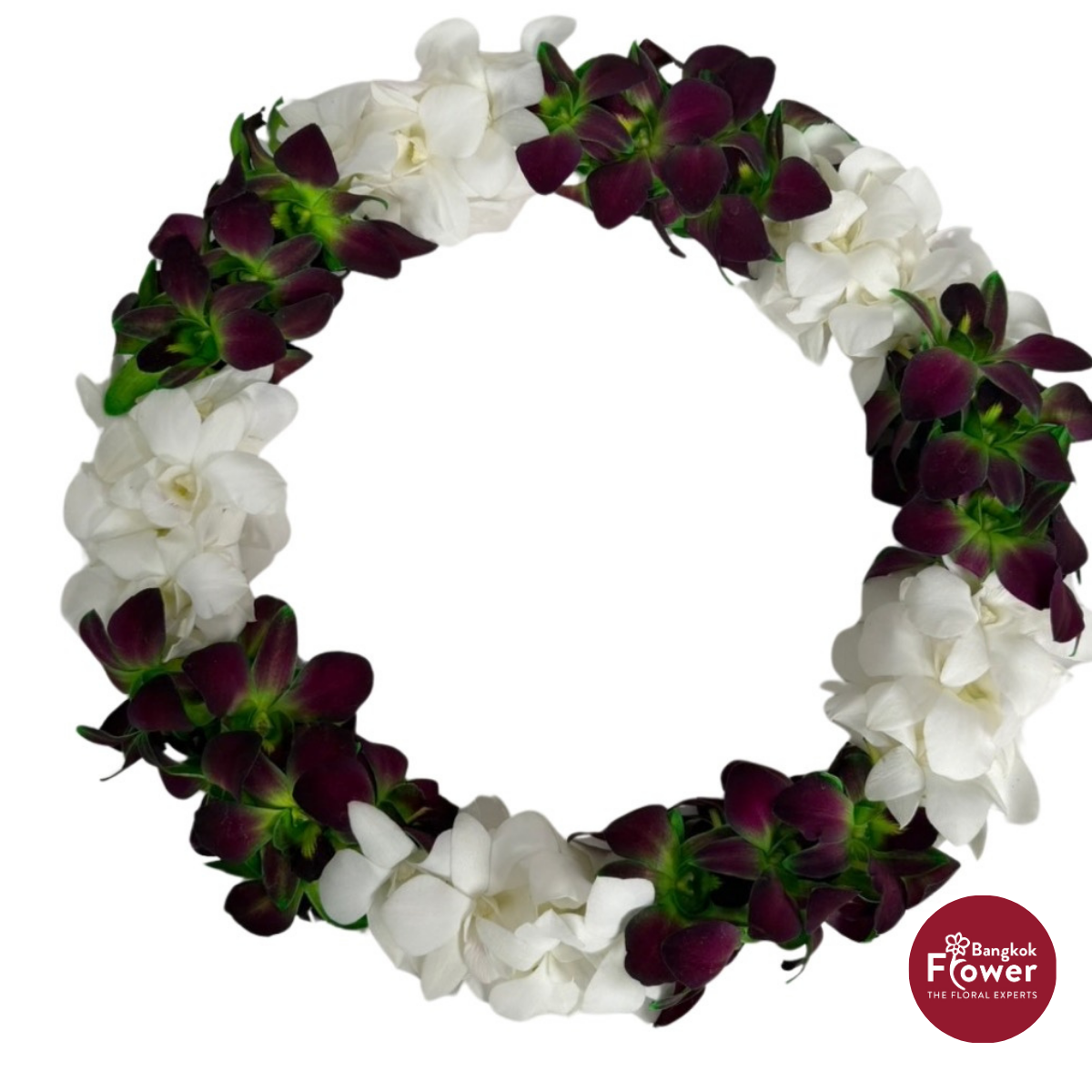 Lei Double Bom Green + White