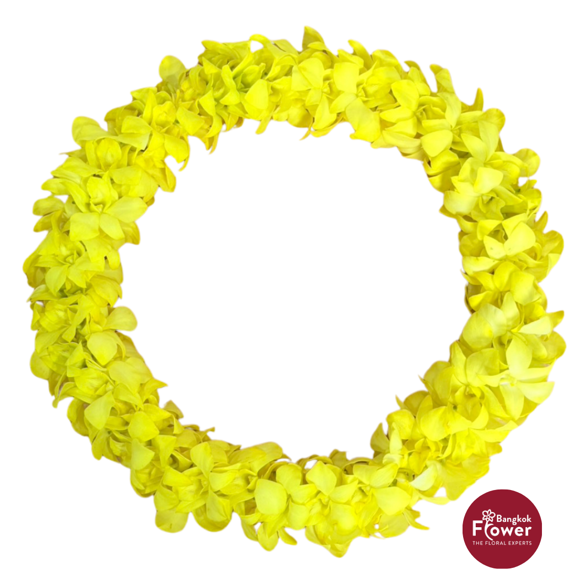 Lei Double White Yellow