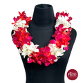 Lei Double White + Red